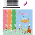 Cahier magique ecriture 4 groove calligraphie francais allemand cahier apprentissage ecriture cahiers ...