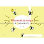 Cahier de musique pour enfant 4 - grosses portées / recueil Cahier de musique pour enfant 4 - grosses portées / recueil