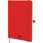 Cahier nexo couverture souple dotted - pointill rouge cahier a5 a feuilles microperfores pochette et ...