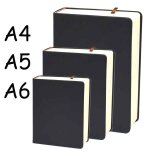 Cahiers super optiques en cuir pu avec couverture souple, carnet de croquis, agenda, journal intime, ...