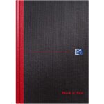 Cahier oxford reli a couverture rigide noir et rouge format a4 lot de 1 b5 noir / rouge.