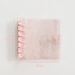 Cahier a paillettes rose, kawaii, feuille ample, spirale, coque dtachable, pour journal intime