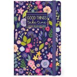 Cahier de pochoirs medium, flowers, 164 pages, pochette finale, 24 derni�res pages d�tachables, fermeture ...