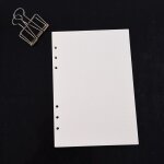 Cahier recharge spiral binder, page intrieure, grille, ligne vierge, journal, agenda, plannerschool ...