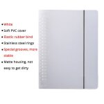 Cahier de reliure pour tous les jours, bloc - notes, bloc - notes, grille, lign, pointill, vierge, ...