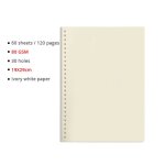 Cahier de reliure pour tous les jours, bloc - notes, bloc - notes, grille, lign, pointill, vierge, ...