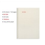 Cahier de reliure pour tous les jours, bloc - notes, bloc - notes, grille, lign, pointill, vierge, ...