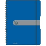 Cahier a spirales easy orga to go, a4, bleu