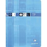 Cahier de travaux pratique piqu� 24x32 80 pages s�y�s - uni assortis