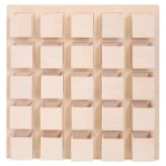 Calendrier de l avent en bois 33 x 46. 5 x 14. 5 cm 25 tiroirs aimant�s
