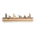 Calendrier de l avent en bois murale