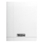 Calligraphe cahier piqu� polypro 17x22 cm 140 p s�y�s 90g incolore