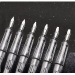 Calligraphie art stylos parall�les ensemble transparent clair plume, 6 tailles de pointes assorties pour ...