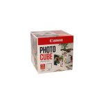 Canon pp - 201 13x13 cm photo cube pack créatif, blanc orange 40f. Canon pp - 201 13x13 cm photo cube pack créatif, blanc orange 40f.