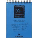Canson lot de 5 bblocs croquis xl mix media a4 300g grain moyen 30 feuilles