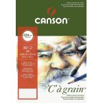 Canson lot de 5 blocs 30 feuilles papier dessin  c  a grain a5 224 g blanc