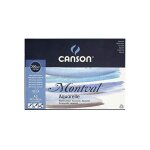 Canson lot de 5 blocs coll petit cot 12 feuilles papier dessin montval a3 300g aquarelle