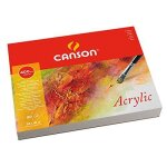 Canson acrylic bloc coll grand ct 50 feuilles 400g 32 x 41 cm 50 feuilles blanc naturel