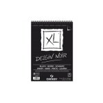 Canson bloc 40 feuilles spiral� xl black a4 150g noir