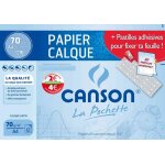 Canson papier calque satin, format a4, 70 g / m2, 12 feuilles