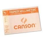 Canson papier a dessin millim�tr� 12 feuilles a4 90g