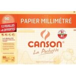 Canson papier millimtr - a4 90 g / m2