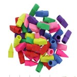 Capuchons de gomme, gommes a crayon, gommes a capuchon, gommes a crayon, gommes de couleur, gommes a ...