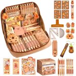 Capybara trousse a crayons, 51 pièces, trousse esthétique, ensemble de papeterie capybara, avec stylos, ... Capybara trousse a crayons, 51 pièces, trousse esthétique, ensemble de papeterie capybara, avec stylos, ...