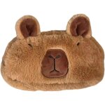 Capybara trousse crayon peluche avec fermeture eclair, grande capacit pour filles & garons