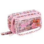 Capybara - trousse transparente pour ecoliers, grande capacit�, r�sistante aux taches, cadeau de rentr�e ...