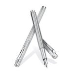 Caran d'ache chevron stylo roller rhodium