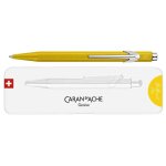 Caran d'ache stylo a bille 849 colormat - x, jaune