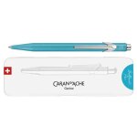 Caran d'ache stylo a bille 849 colormat - x, turquoise