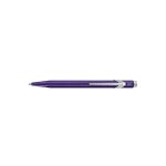 Caran d'ache stylo bille 849 nespresso pointe moyenne violet profond