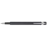 Caran d'ache stylo a plume 849 classic line aluminium pte fine noir