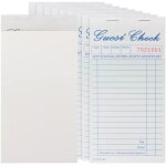 Carnet de commande de 100 feuilles pour restaurant (lot de 10) - bloc de commande restauration pour service ...