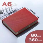 Carnets a6 360p, page ligne / blanche, planificateur, bloc - notes, papeterie pour fournitures scolaires ...