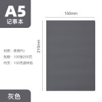 Carnet agenda a5 2022 en cuir a couverture souple, planificateur pour journal en anglais, papeterie fourniture ...