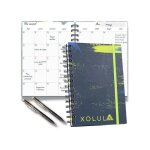 Carnet agenda bloc a5 3 - en - 1 el�gant planner organisateur hybride 80 pages lign�es + 20 pages r�utilisable ...