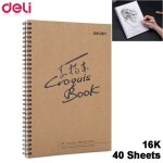 Carnet de croquis 16k 40p, carnet de croquis pour dessin, peinture, graffiti, bloc - notes en papier, ...
