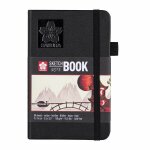 Carnet croquis 9 x 14 cm 140g 80 feuilles sketch book sakura