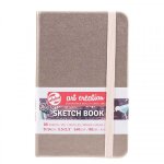 Carnet croquis 9x14 cm - 80 feuilles - 140g - champagne - royal talens