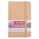 Carnet croquis 9x14 cm - 80 feuilles - 140g - kraft - royal talens
