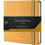 Carnet de croquis aquarelle de qualit suprieure 300 g / m / 63, 5 kg, 100 % coton, 24 feuilles blanc ...