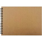 Carnet de croquis a couverture rigide en spirale, carnet de croquis minimaliste