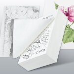 Carnet de croquis pour ecoliers, 100 feuilles de papier a dessin vierge