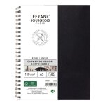 Carnet a dessin - a5 - spirales - 80 pages - papier 110g - blanc - lefranc bourgeois