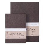 Carnet de dessin cappuccino papier brun 120 g sur m2