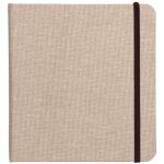 Carnet goldline 20x20cm 32f 180g couleur naturelle clairefontaine