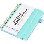 Carnet de mots de passe avec onglets alphabtiques, a6 carnet d'adresses de poche, carnet repertoire ...